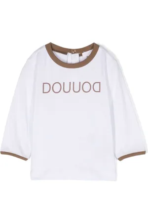 DOUUOD KIDS T-shirt med logotryk