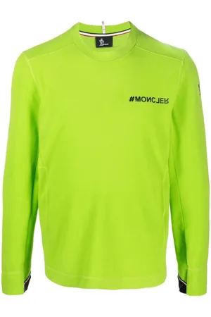 Moncler Sweatshirt med rund hals og logotryk