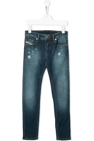 Diesel Jeans med slitage-effekt