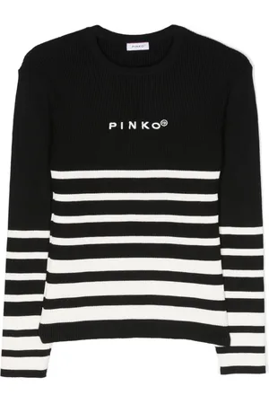 Pinko Ribstrikket top med striber