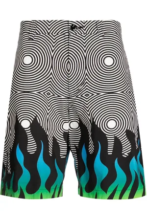 NEIGHBORHOOD Chino-shorts med abstrakt tryk