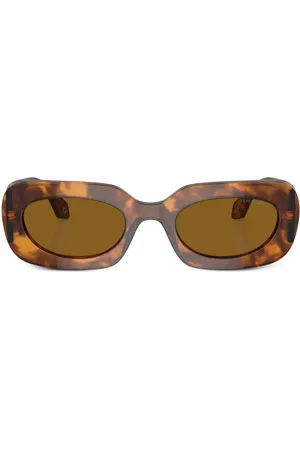 Giorgio Armani Firkantede solbriller med skildpaddeeffekt
