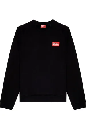 Diesel Sweatshirt i bomuld med logotryk