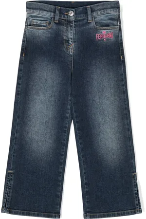 Chiara Ferragni Jeans med lige pasform og broderet logo