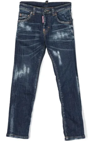 Dsquared2 Jeans med lige ben og bleget effekt