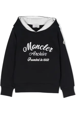 Moncler Hættetrøje med logotryk og snoretræk
