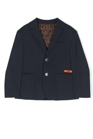 Missoni Enkeltradet blazer med logomærke
