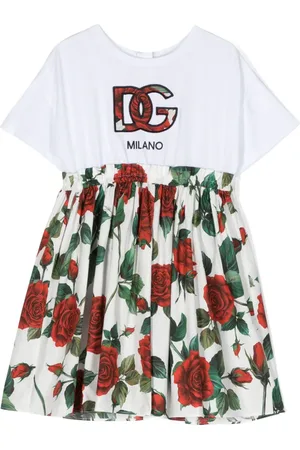 Dolce & Gabbana Midi-kjole med rosetryk