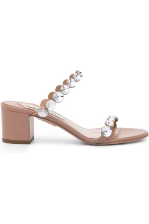 Aquazzura Tequila 50 sandaler med krystaludsmykning