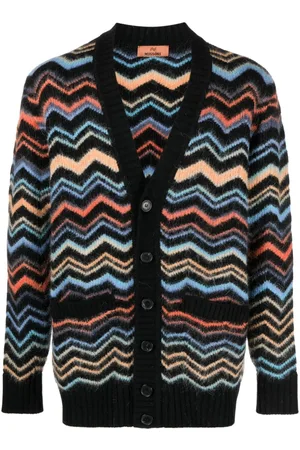 Missoni Zigzag-vævet cardigan med takker