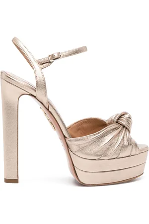 Aquazzura Atelier Plateau 145mm sandaler i læder