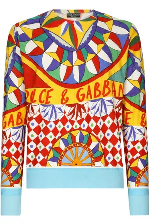 Dolce & Gabbana Trøje med geometrisk tryk