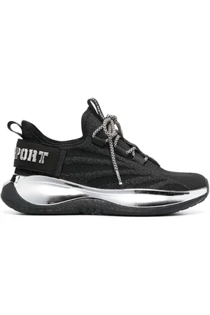 Philipp Plein Sneakers med metallisk logo