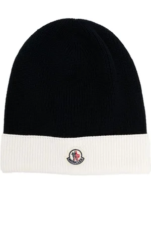 Moncler Strikket hue med logomærke