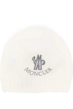 Moncler Strikket hue med logobroderi