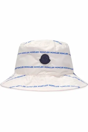 Moncler Bøllehat med logostribe