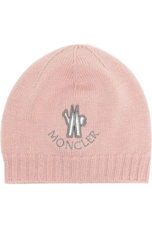 Moncler Strikket hue med logomærke