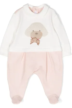 Il gufo Pyjamas med colourblocking og hundeapplikation