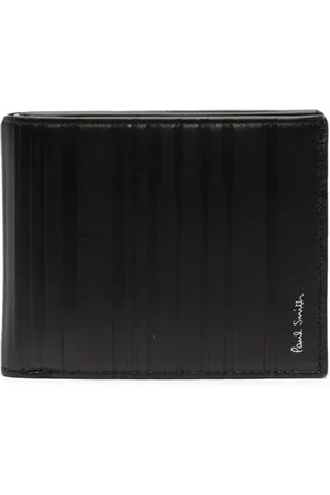 Paul Smith Shadow-Stripe foldepung i læder