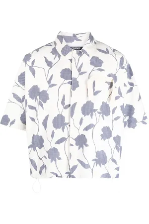Jacquemus La Chemise Disgreghi skjorte med rose-tryk