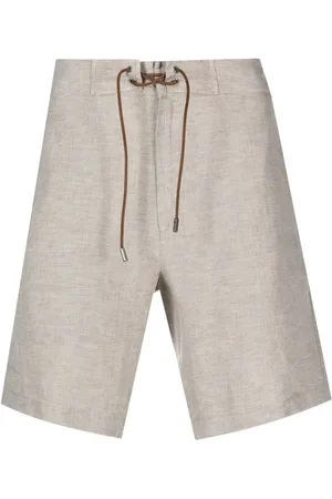 Sease Sunset Bermuda-shorts i hør