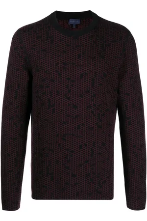 Lanvin Intarsia-strikket trøje med mønster