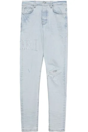 AMIRI Skinny-jeans med krystaludsmykning
