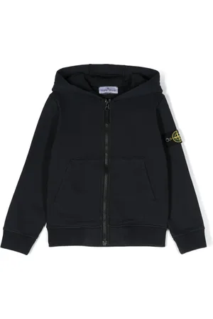 Stone Island Bomberjakke med hætte og kompasmærke