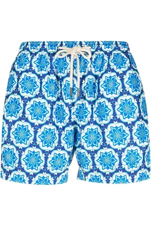 PENINSULA SWIMWEAR Badeshorts med geometrisk tryk