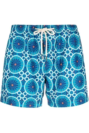 PENINSULA SWIMWEAR Badeshorts med geometrisk tryk