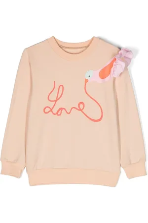 Wauw Capow by Bangbang Lucia Love sweatshirt med broderi-motiv