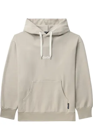 Comme des Garçons Hættetrøje med broderet logo og snoretræk