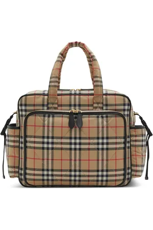 Burberry Quiltet pusletaske med vintage-ternet mønster
