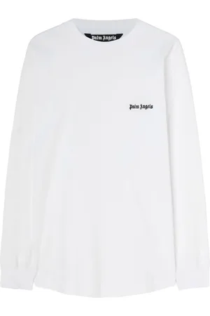 Palm Angels Langærmet T-shirt med broderet logo