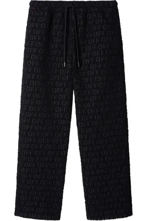 OFF-WHITE Joggingbukser i jacquard med logo