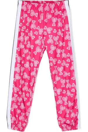Palm Angels Stribet joggingbukser med bamsetryk