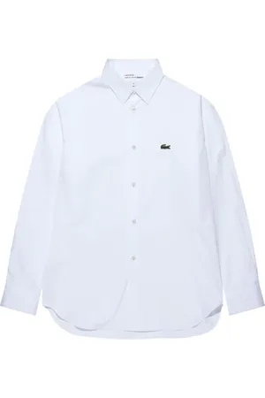 Comme des Garçons X Lacoste skjorte med logomærke