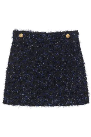 Balmain Kort nederdel i tweed