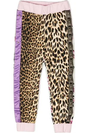 Roberto Cavalli Joggingbukser med blandet tryk