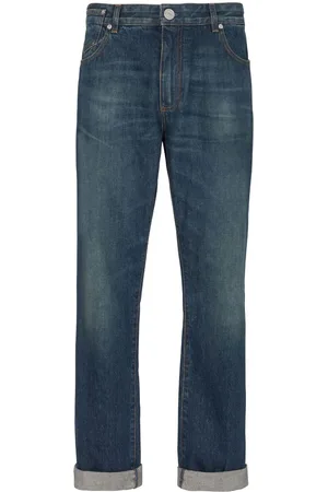 Balmain Vintage jeans med lige ben og logomærke