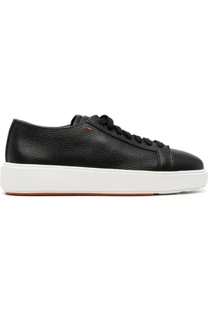 santoni Sneakers med snøre og poleret finish