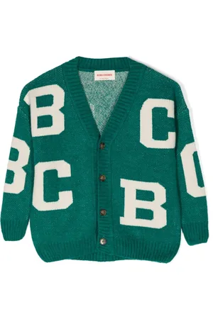 Bobo Choses Cardigan med logo-jacquard