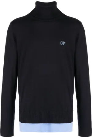 OFF-WHITE Langærmet sweatshirt med broderet logo