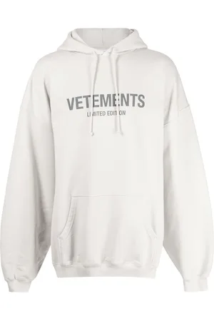 Vetements Hættetrøje med logotryk og snoretræk