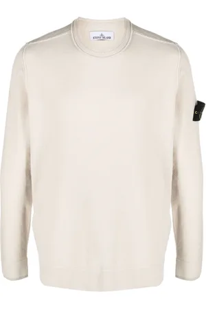 Stone Island Langærmet trøje med kompasmotiv