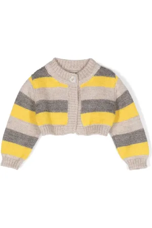 Gensami Stribet cardigan med knaplukning