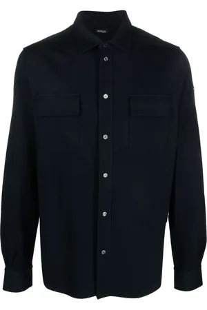 Kiton Skjorte med broderet logo