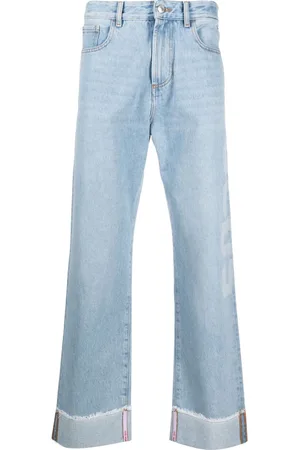 GCDS Jeans med lige ben og logomærke