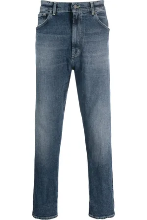 Dondup Jeans med lige ben og logomærke