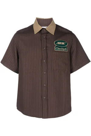 Rhude Stribet skjorte i twill